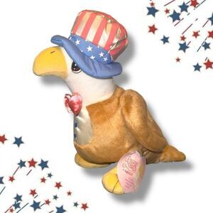 Precious Moments Uncle Sam American Eagle Plush 2002 12"